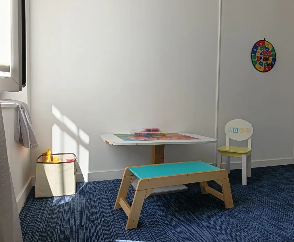 Salle motricité - À hauteur d'enfant
